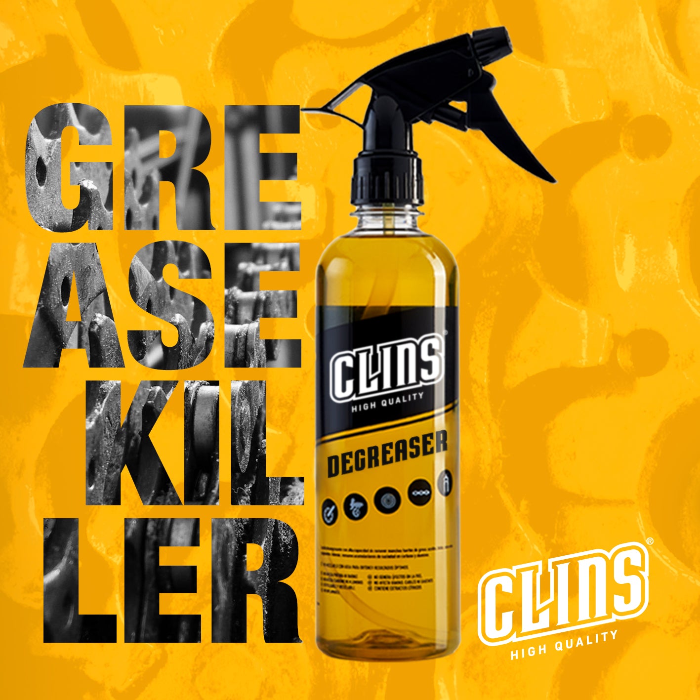 CLINS Grease Release - 500 ml - DEGREASER