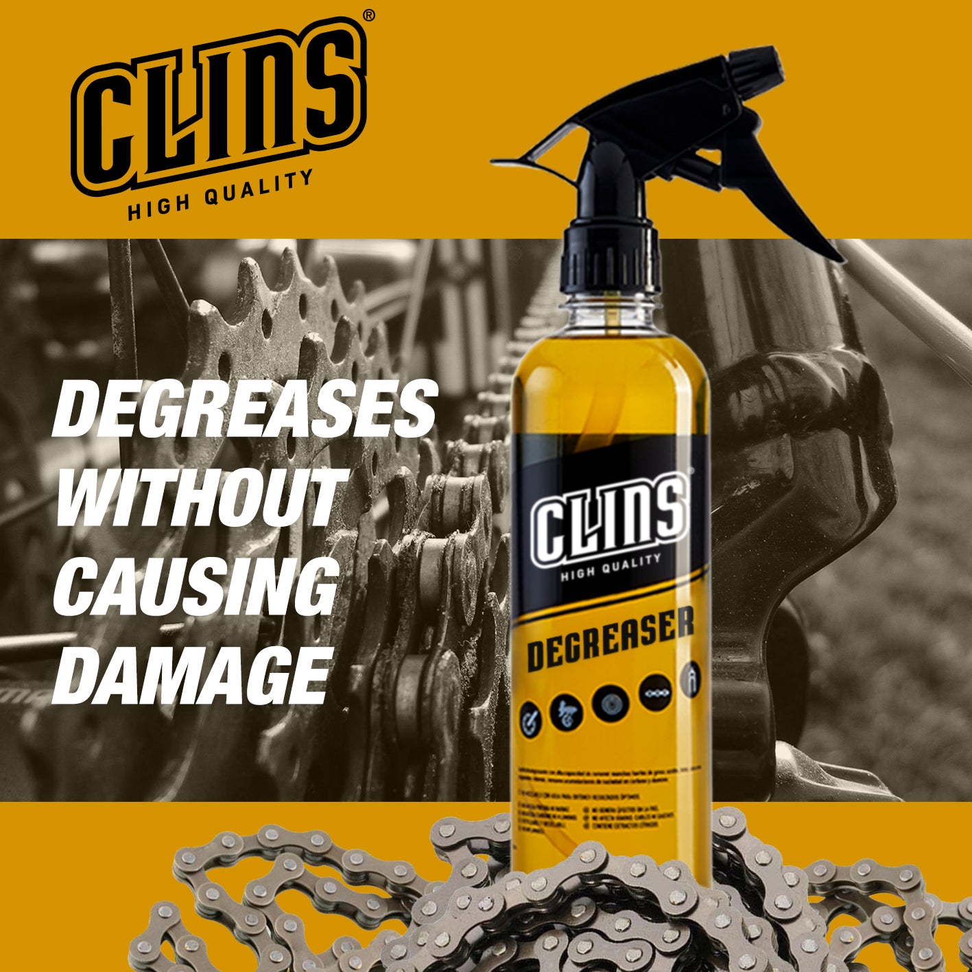 CLINS Grease Release - 500 ml - DEGREASER