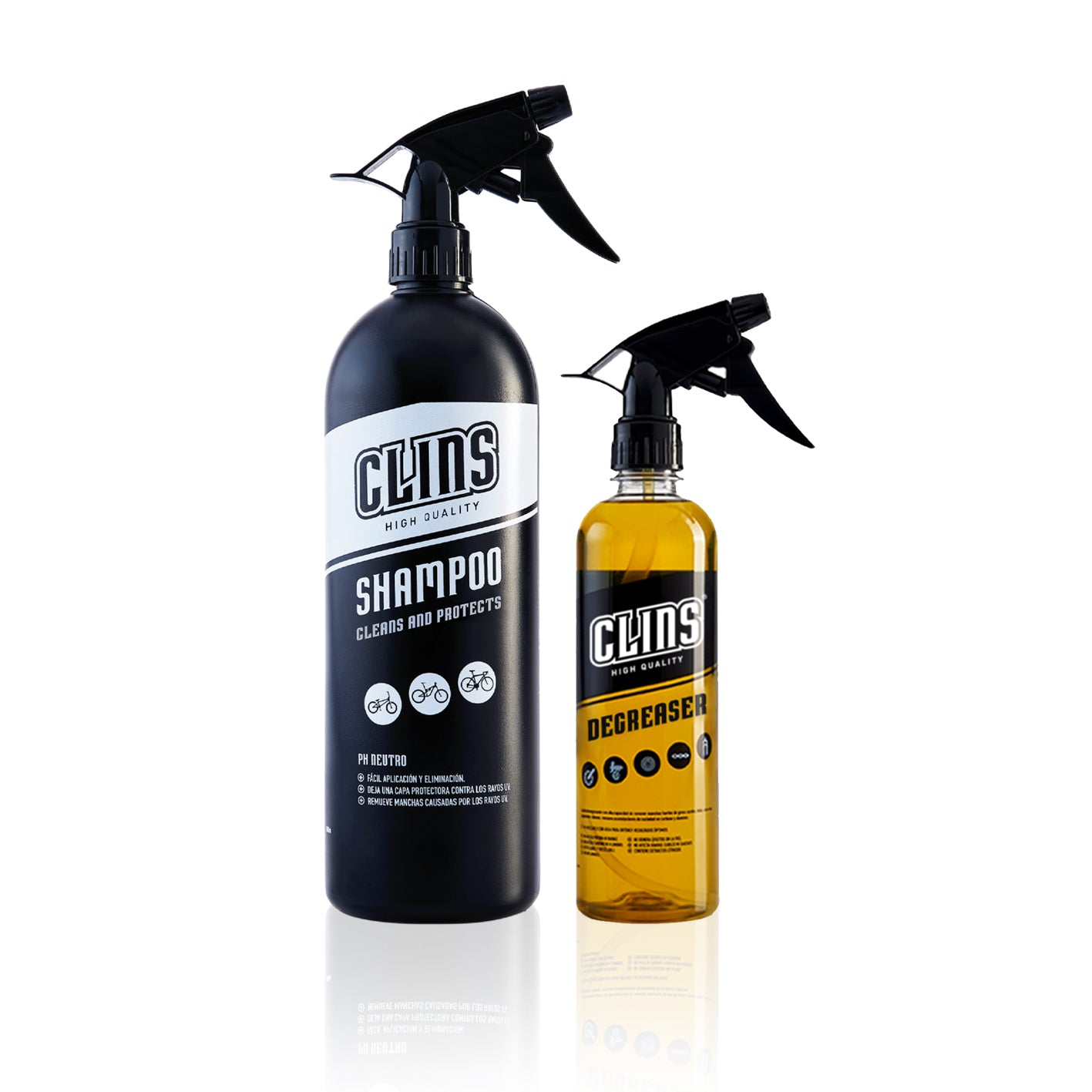 CLEANING KIT 2 CLINS (DEGREASER + SHAMPOO)
