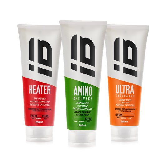 KIT 3 Creams (Heater + Amino + Ultra) - INBIKE - IB PERFORMANCE SPORTS